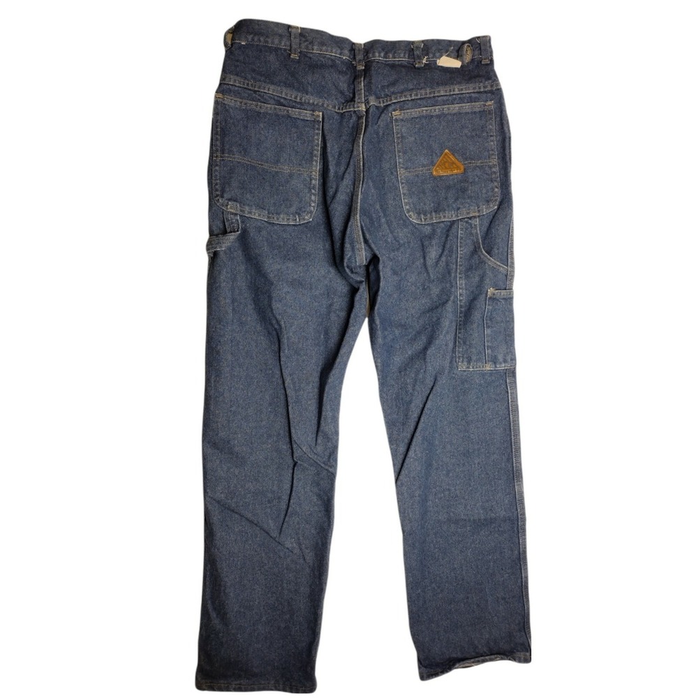 Bulwark FR Protection Apparel Denim Carpenter Pants Mens 38 (Actual 36.5x33) EUC